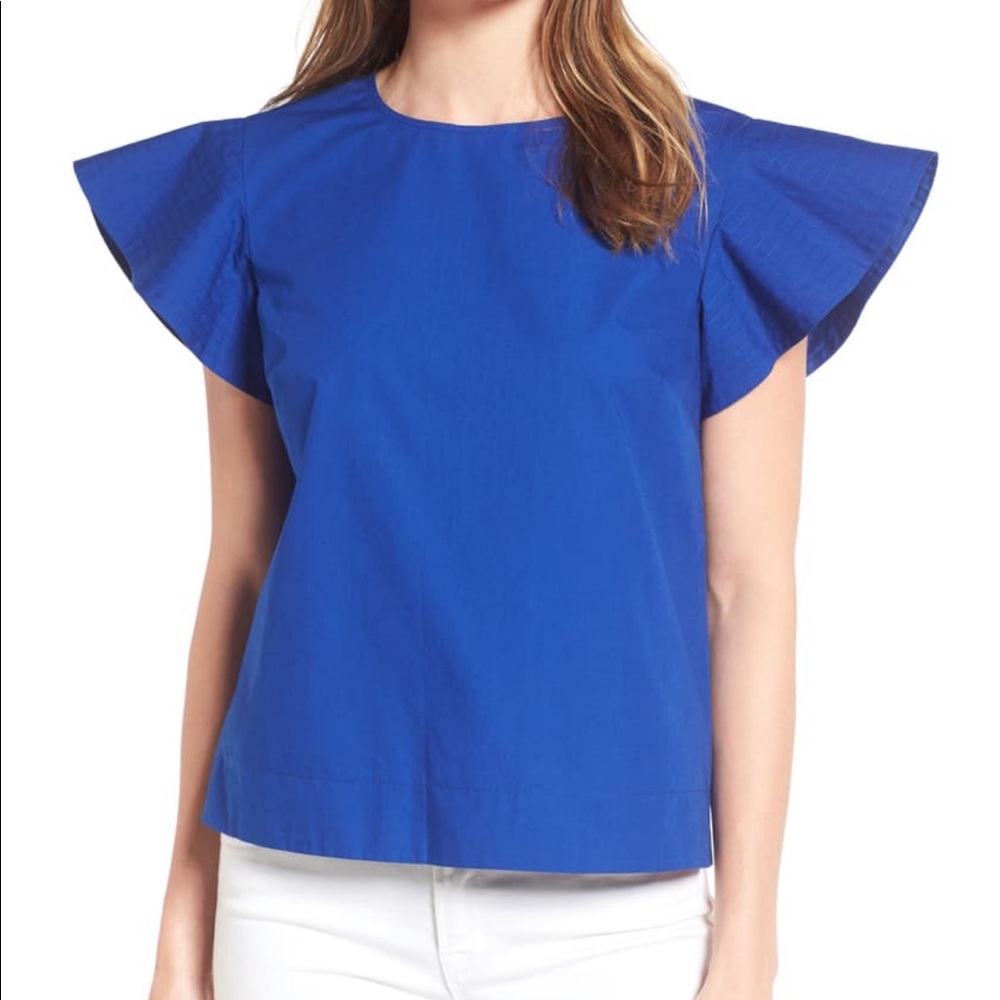 Draper James Cloister Top - Royal Blue
